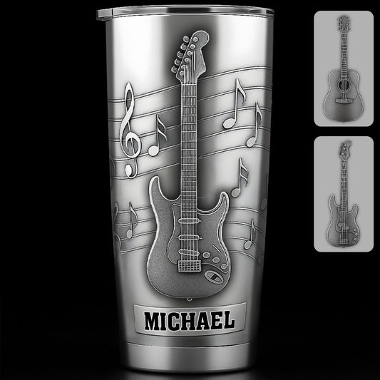 Cool Guitar/ Bass - Personalized Guitar Tumbler