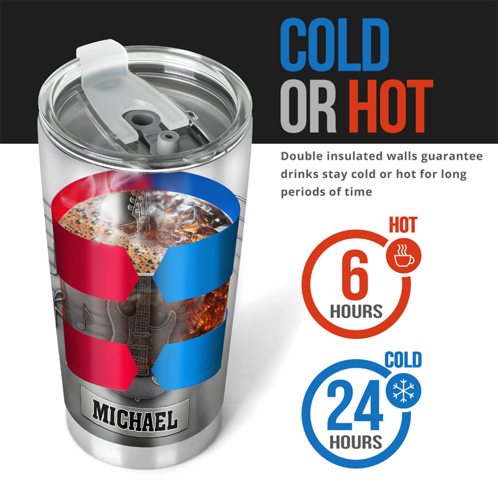 Cool Guitar/ Bass - Personalized Guitar Tumbler