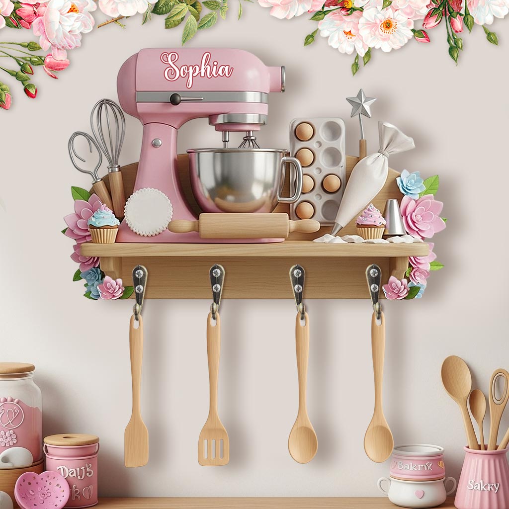 Baking Space - Personalized Baking Custom Shaped Key Rack