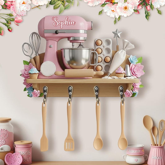 Baking Space - Personalized Baking Custom Shaped Key Rack