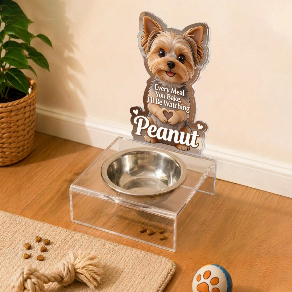 I'll Be Watching You - Personalized Dog Pet Feeder