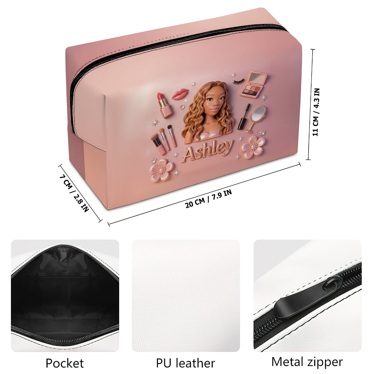 Love Make Up - Personalized Makeup Bag