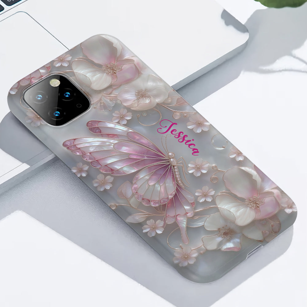 Love Butterflies - Personalized Butterfly Full Print Phone Case