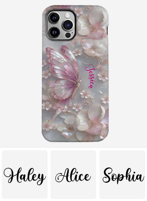 Love Butterflies - Personalized Butterfly Full Print Phone Case