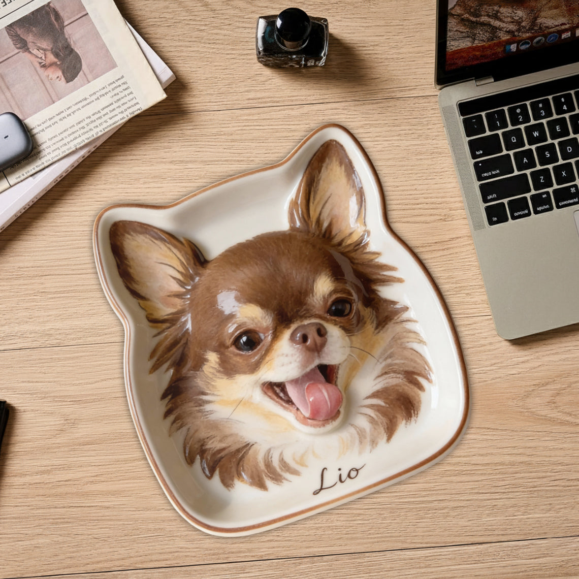 Custom Any Pet Photo - Personalized Dog Catch-All Tray