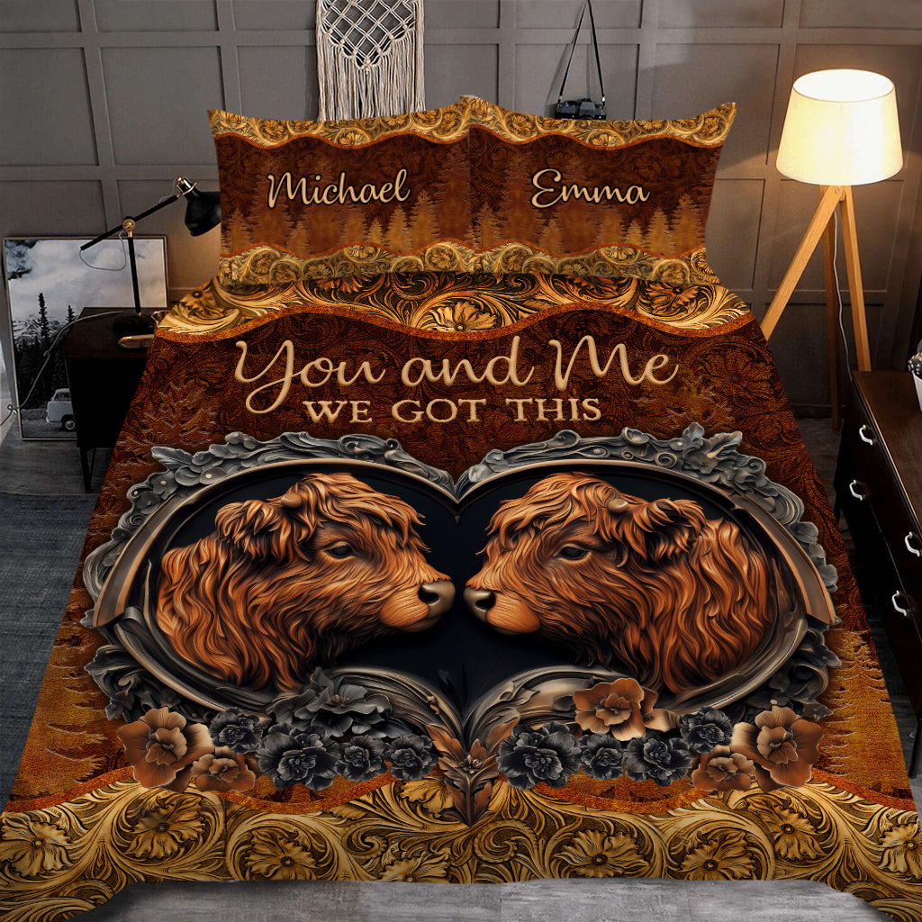 You & Me - Personalized Couple Quilt Set