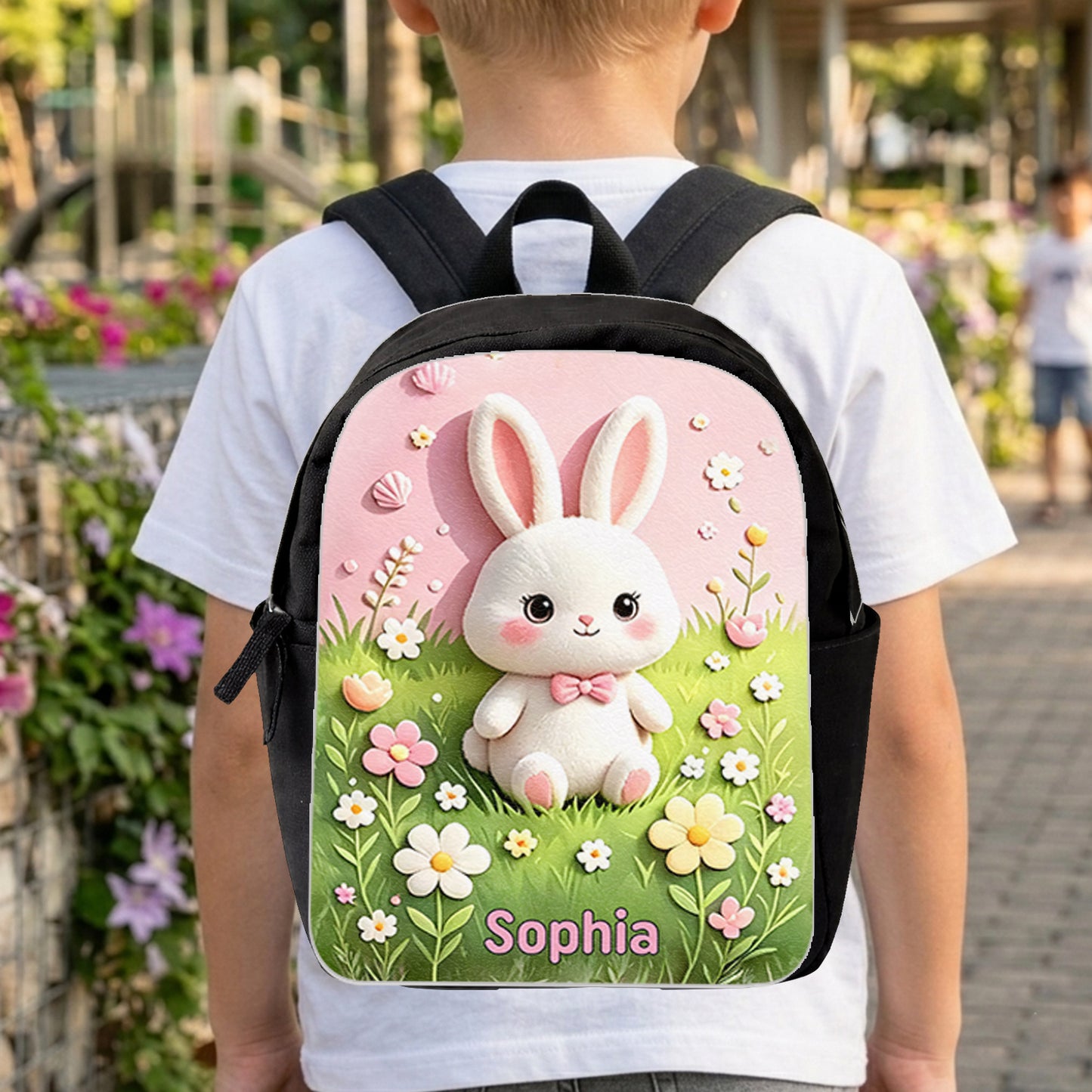 Back To School - Personalized Teacher Changeable Leather Patch Backpack