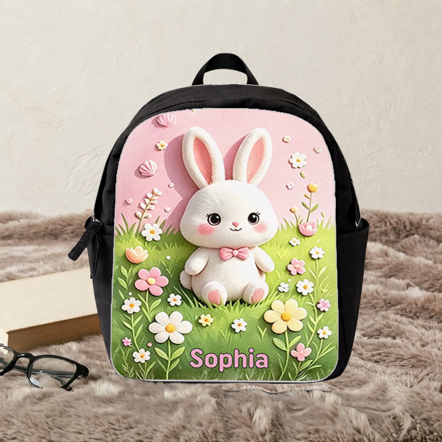 Back To School - Personalized Teacher Changeable Leather Patch Backpack