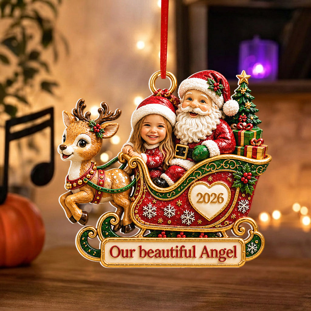 Christmas Decor, Newborn Keepsake - Personalized Kid Premium 3D Ornament