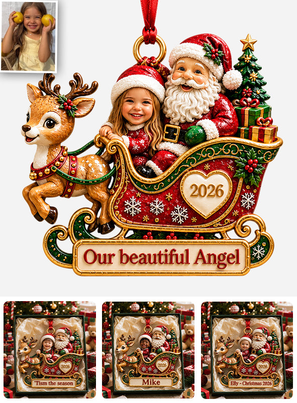 Christmas Decor, Newborn Keepsake - Personalized Kid Premium 3D Ornament