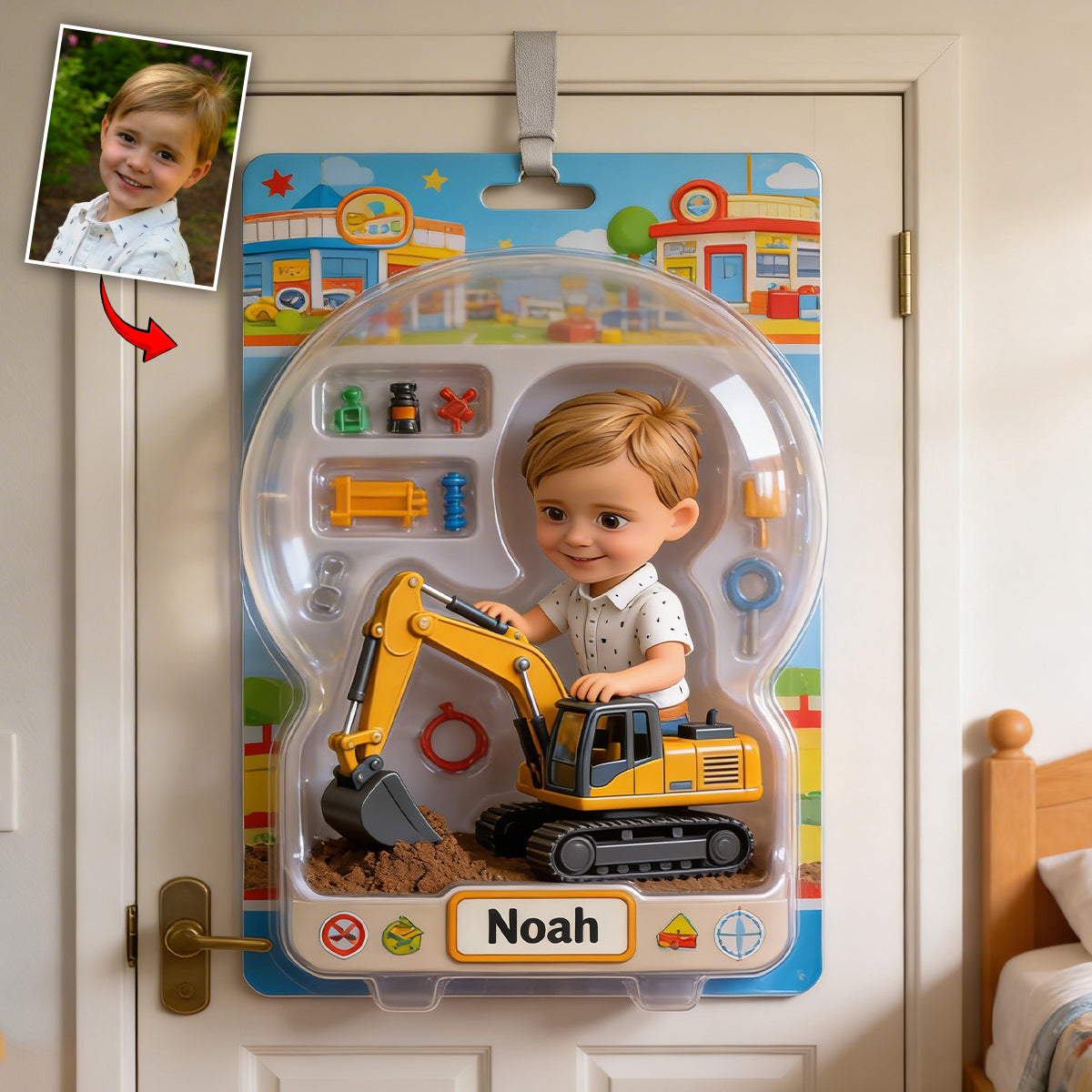 Any Photo, Any Theme - Gifts For Kids - Personalized Kid Acrylic LED Night Light