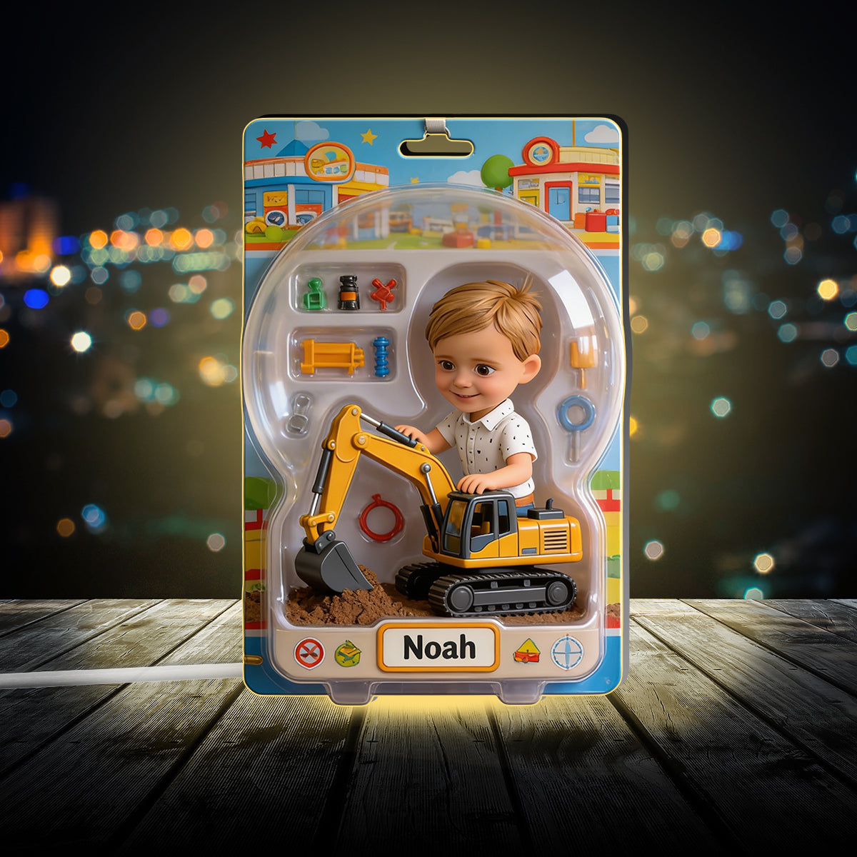 Any Photo, Any Theme - Gifts For Kids - Personalized Kid Acrylic LED Night Light