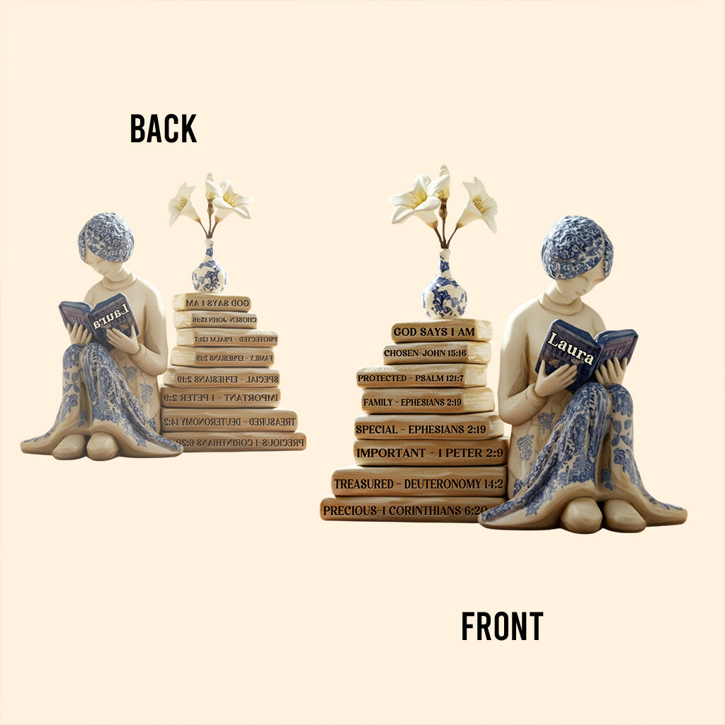 God Says I Am - Personalized Christian Custom Shaped Acrylic Plaque