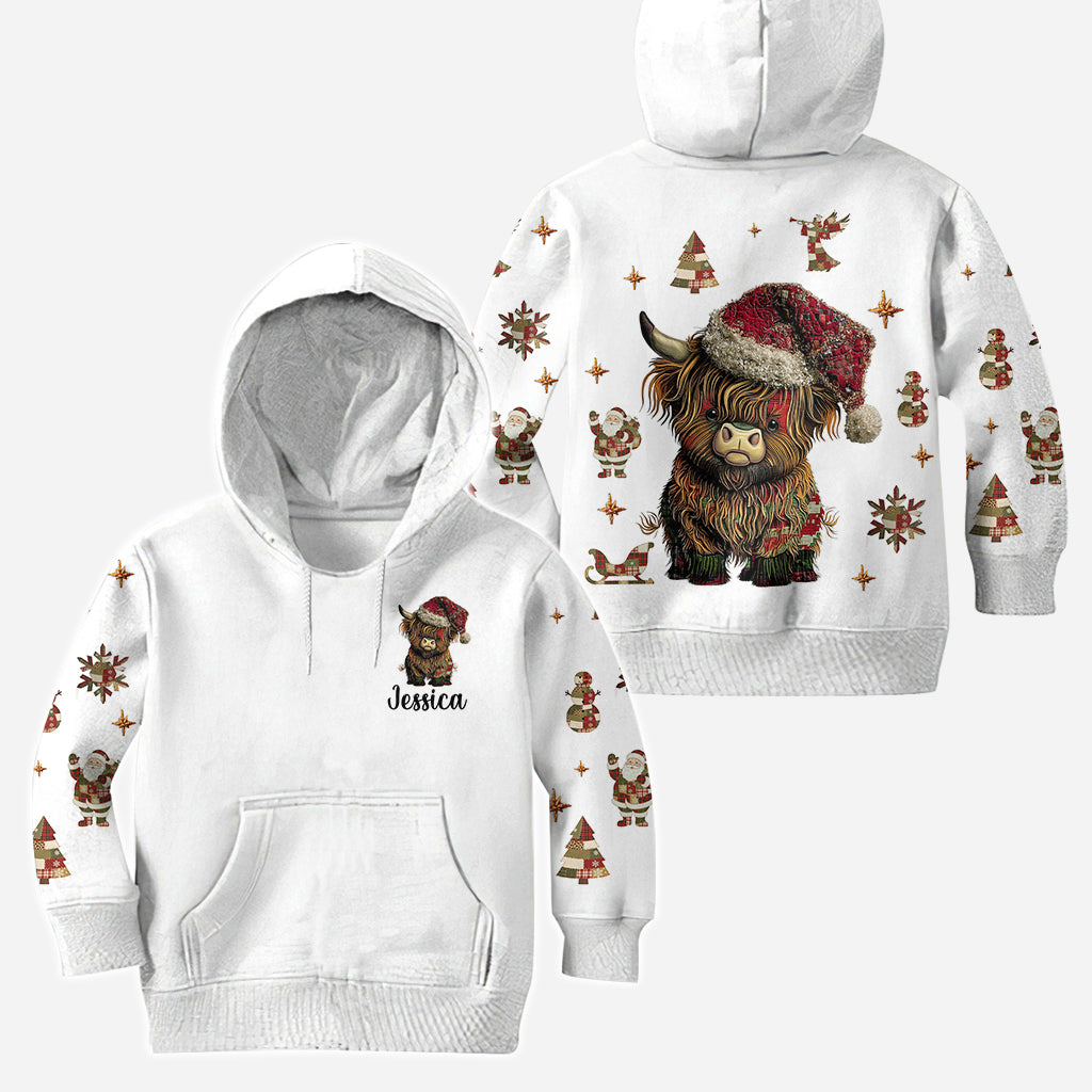 Cute Hightland Cow - Personalized Highland Cow Hoodie and Leggings
