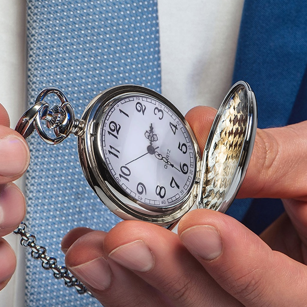 Put On The Full Amour Of God - Personalized Christian Pocket Watch