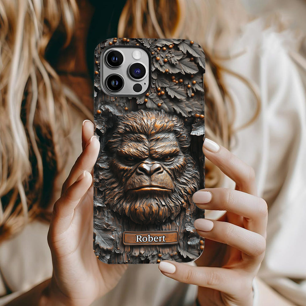 Sasquatch - Personalized Camping Full Print Phone Case