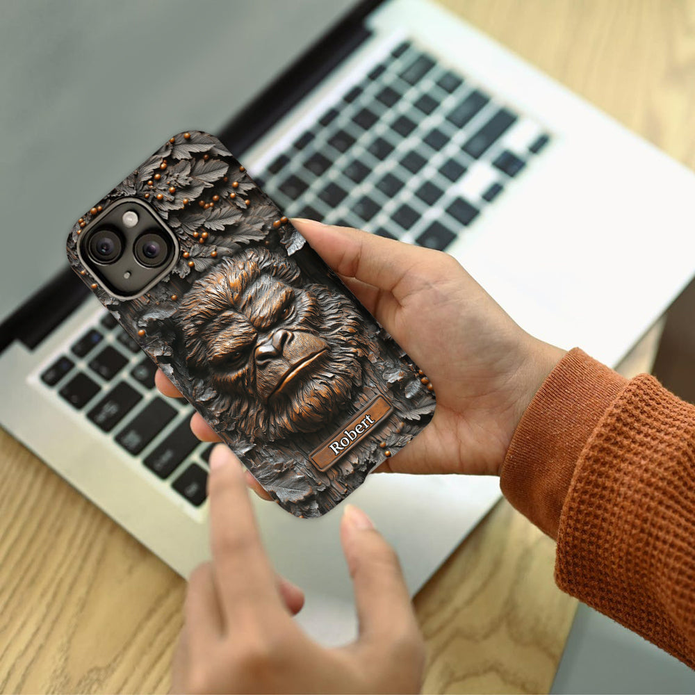 Sasquatch - Personalized Camping Full Print Phone Case