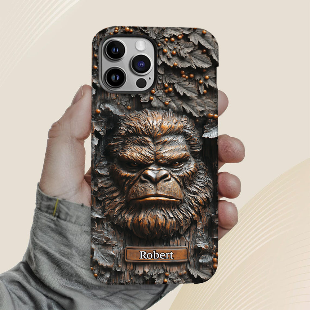 Sasquatch - Personalized Camping Full Print Phone Case