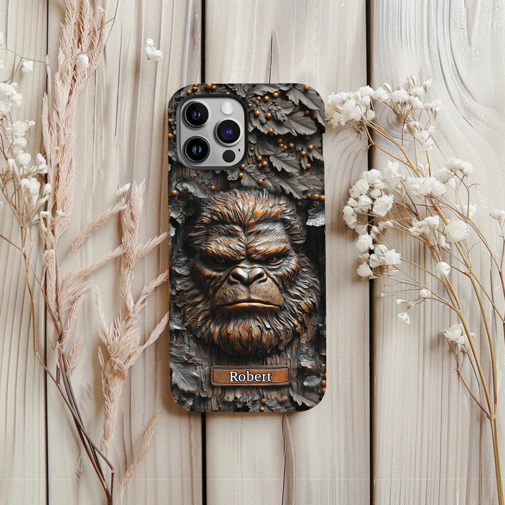 Sasquatch - Personalized Camping Full Print Phone Case