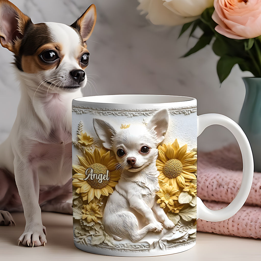 Lovely Chihuahua - Personalized Dog Mug