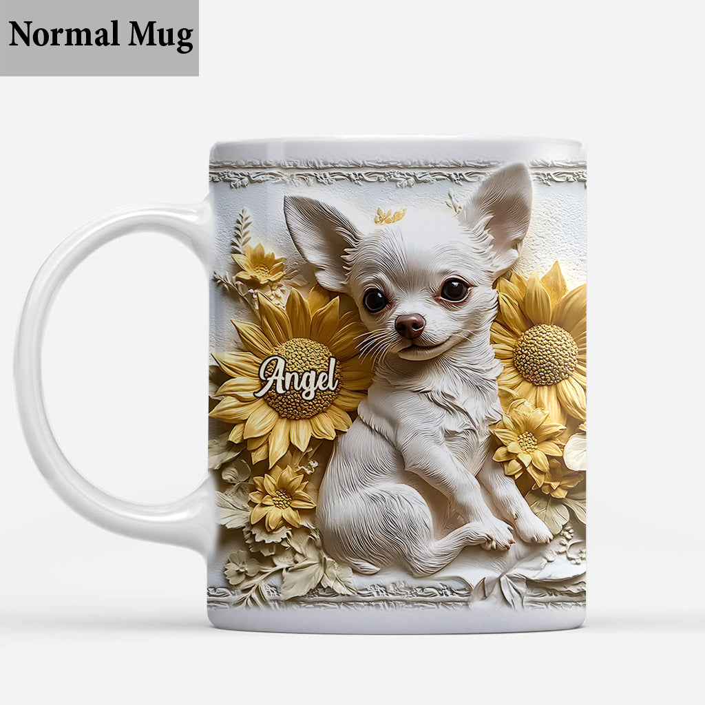 Lovely Chihuahua - Personalized Dog Mug