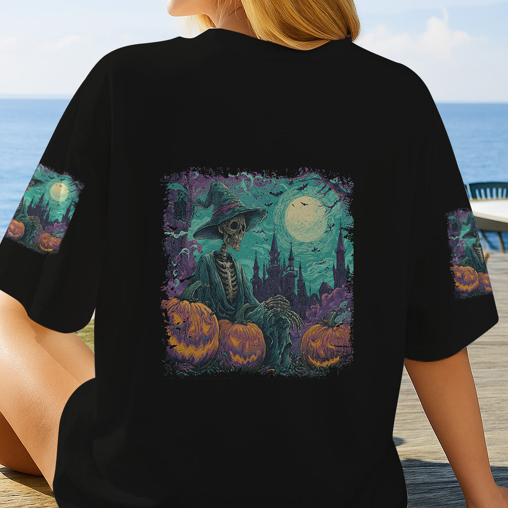 Town Of Halloween - Personalized Witch All Over Shirt
