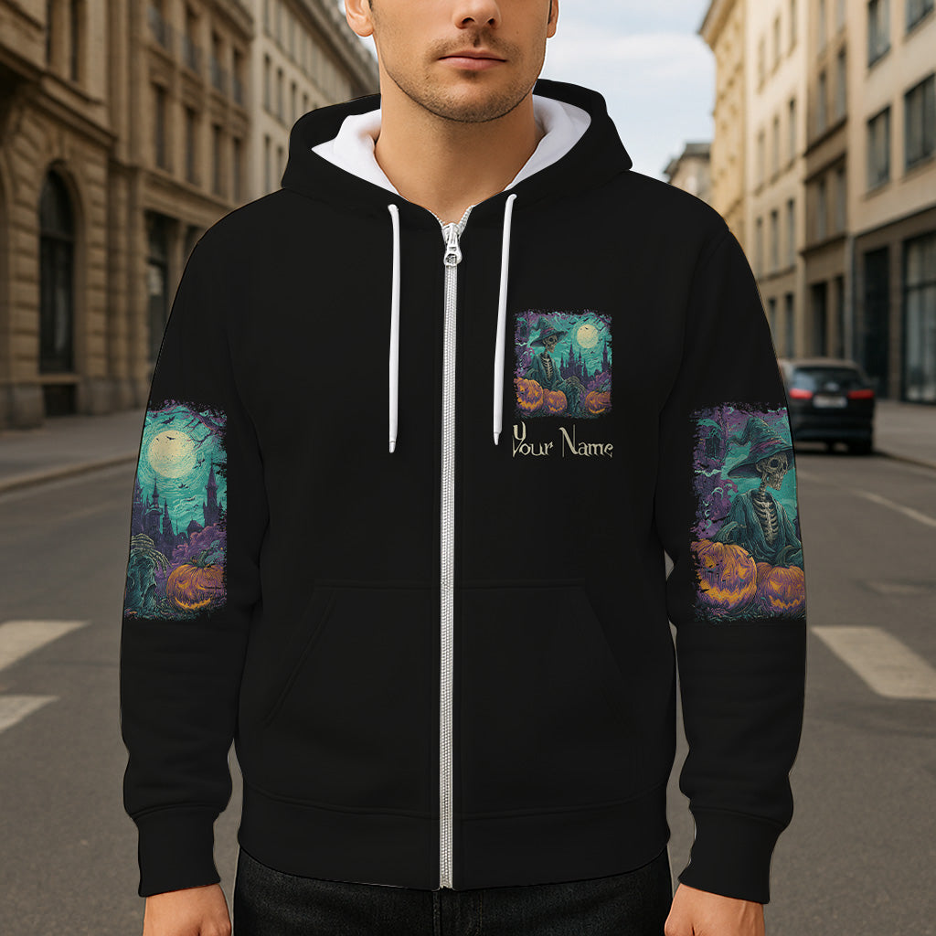 Town Of Halloween - Personalized Witch All Over Shirt