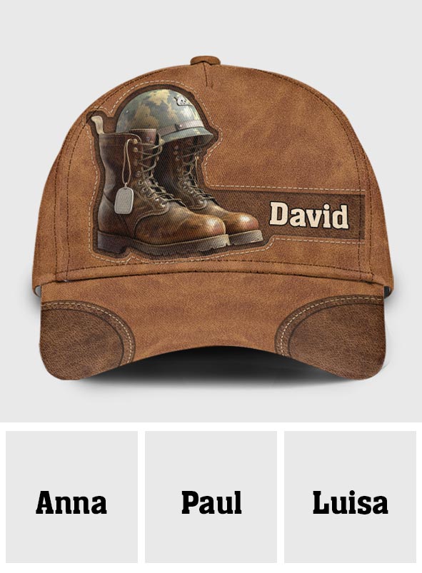 Proud Veteran - Personalized Veteran Classic Cap