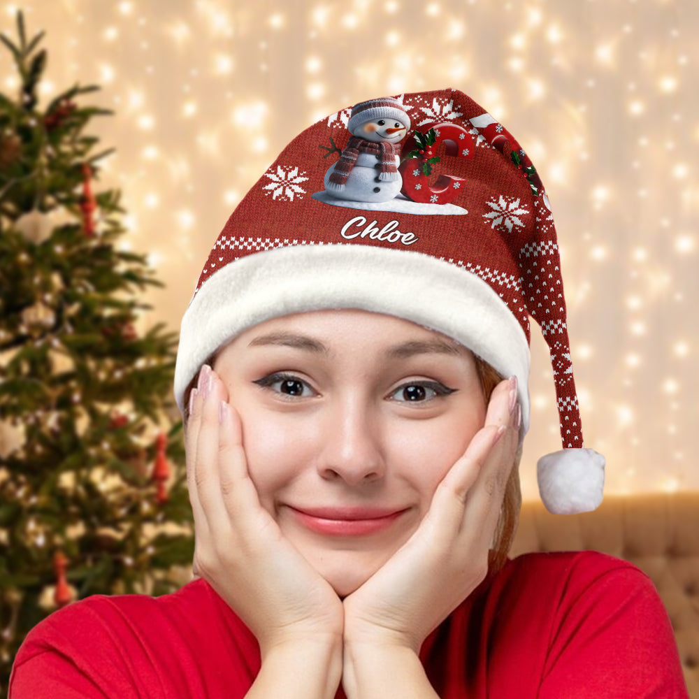 Merry Christmas - Personalized Family Santa Claus Hat