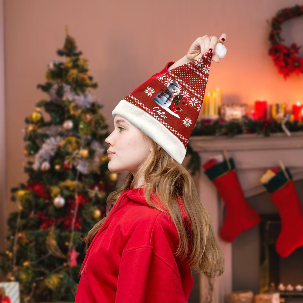 Merry Christmas - Personalized Family Santa Claus Hat