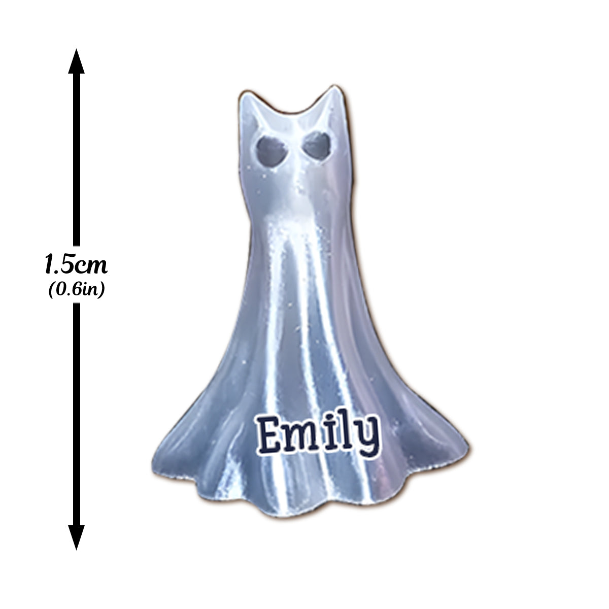 Spooky Cute Cat - Personalized Halloween Stud Earrings