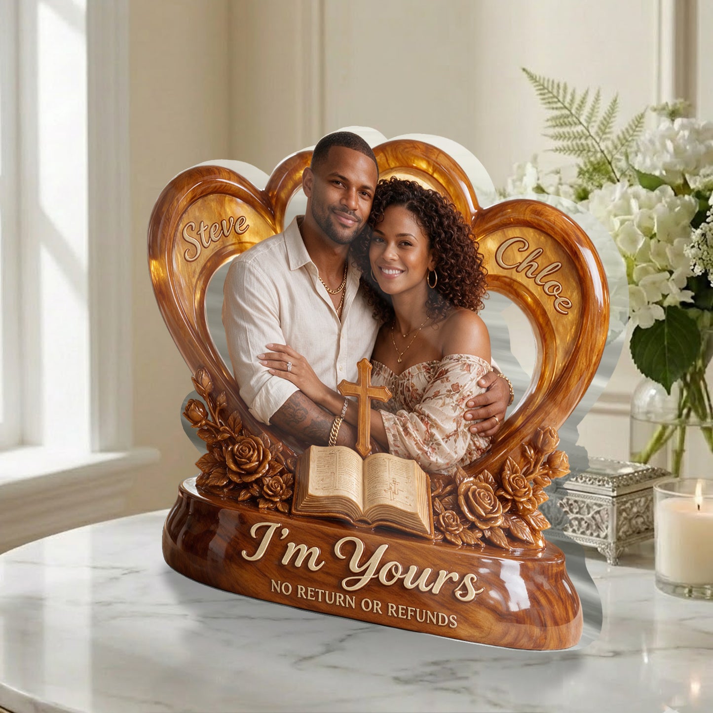 You & Me, We Got This - Personalized Couple 2-Side Printed Acrylic Plaque