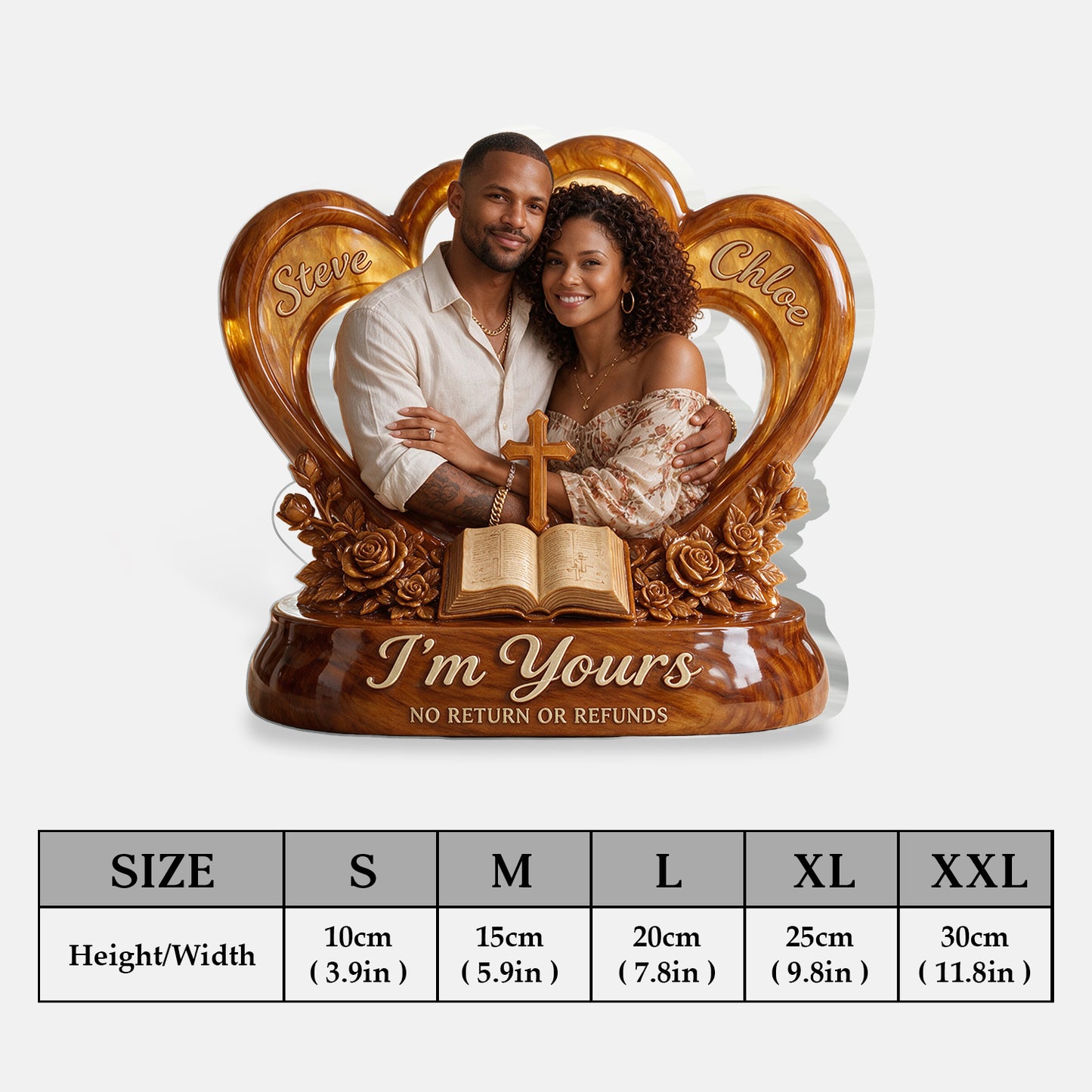 You & Me, We Got This - Personalized Couple 2-Side Printed Acrylic Plaque