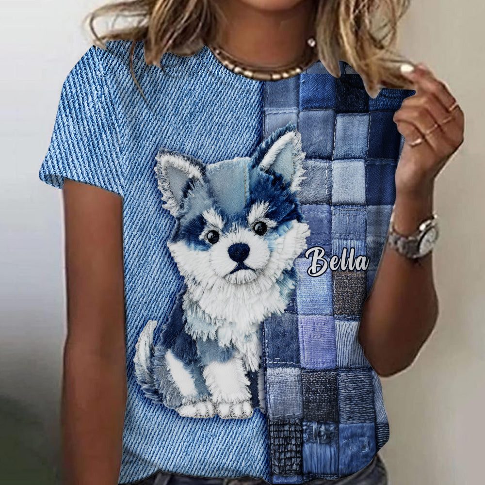 Love Shiba Inu - Personalized Dog All Over Shirt