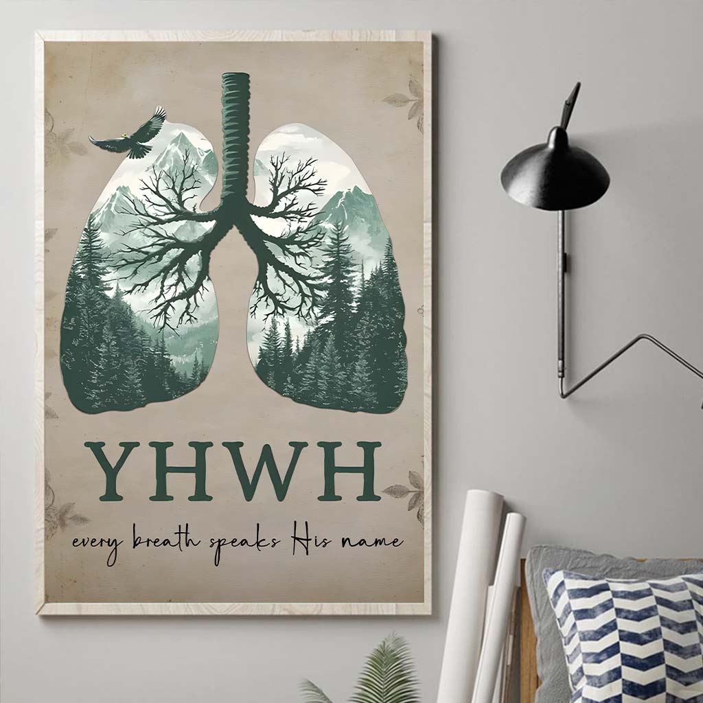 YHWH Speaks His Name - Christian Canvas And Poster