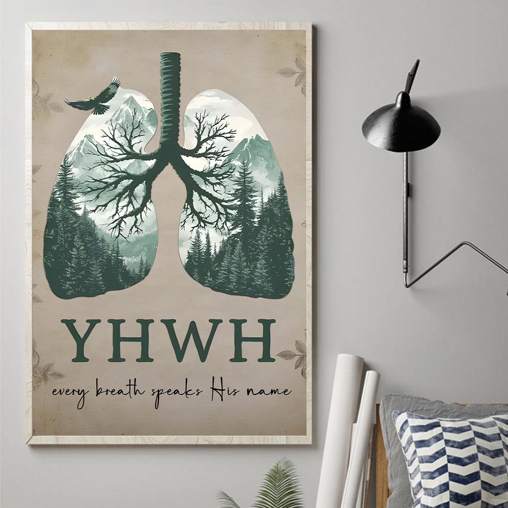 YHWH Speaks His Name - Christian Canvas And Poster