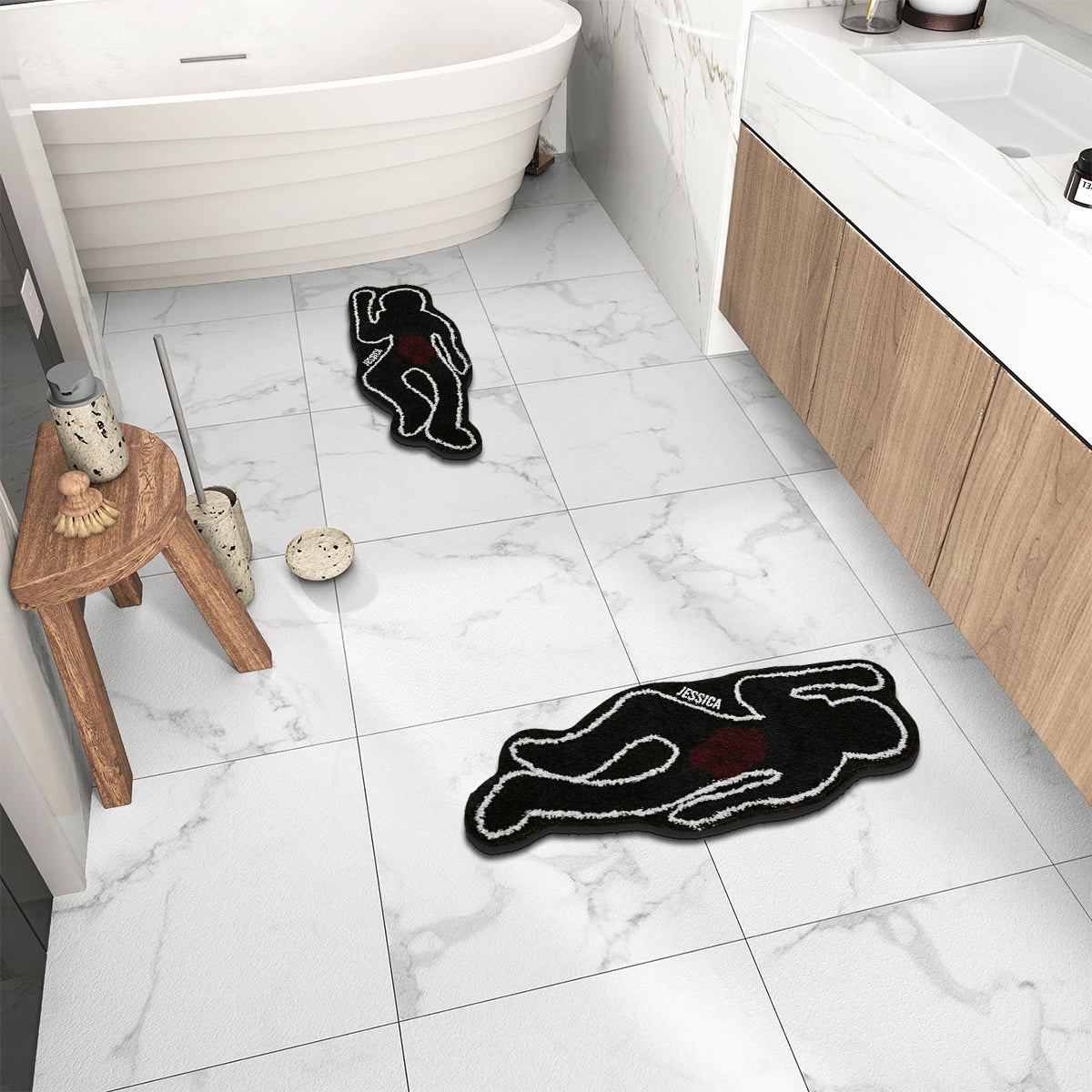 True Crime Era - Personalized True Crime Non-Slip Tufted Rug