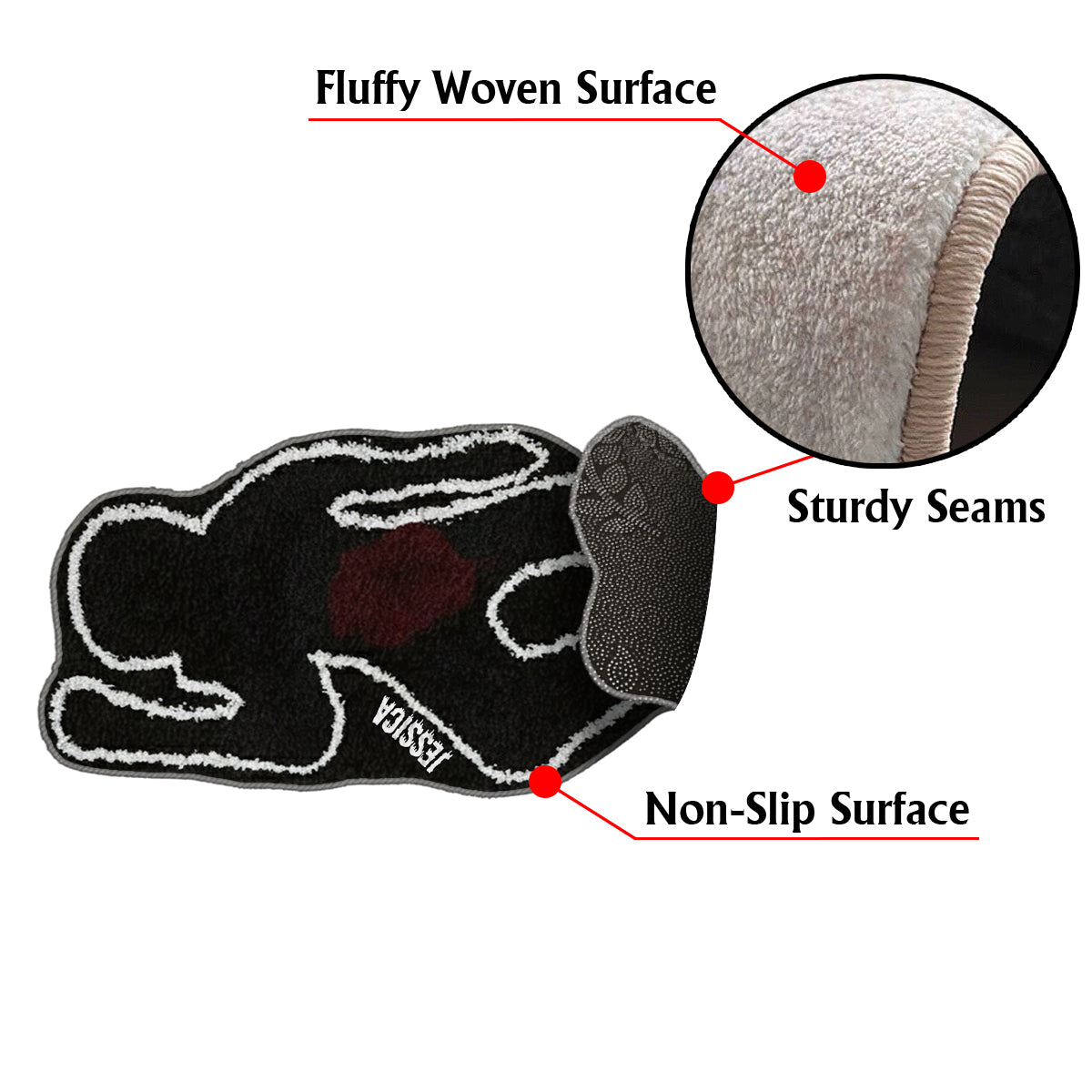 True Crime Era - Personalized True Crime Non-Slip Tufted Rug