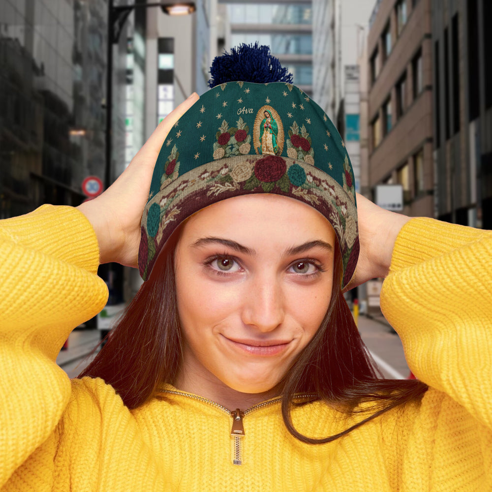 Our Lady Of Guadalupe - Personalized Christian Beanie Hat