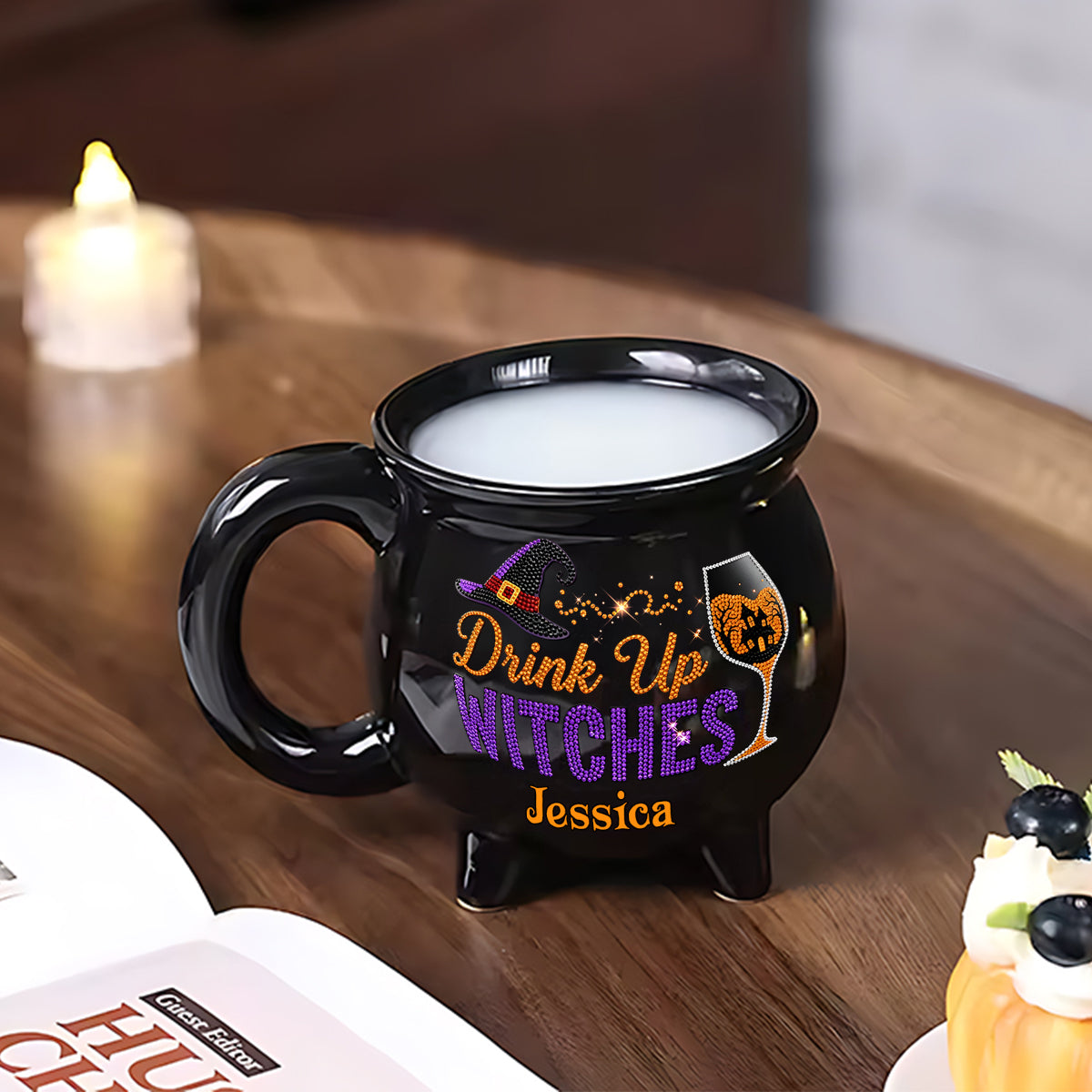 Drink Up Witches - Personalized Witch Cauldron Mug