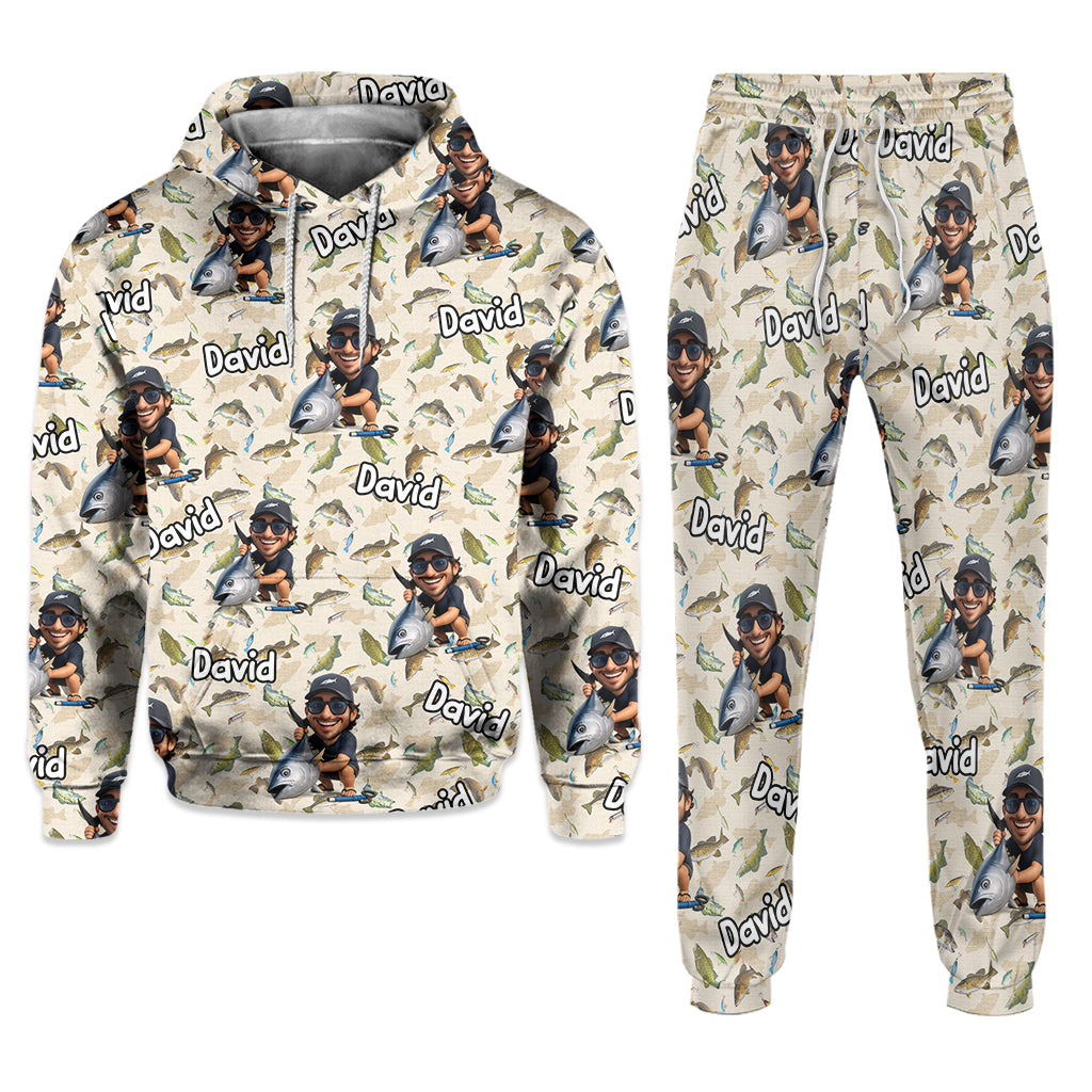 Funny Gift For Fishing Lovers - Personalized Fishing Hoodie and Sweatpants