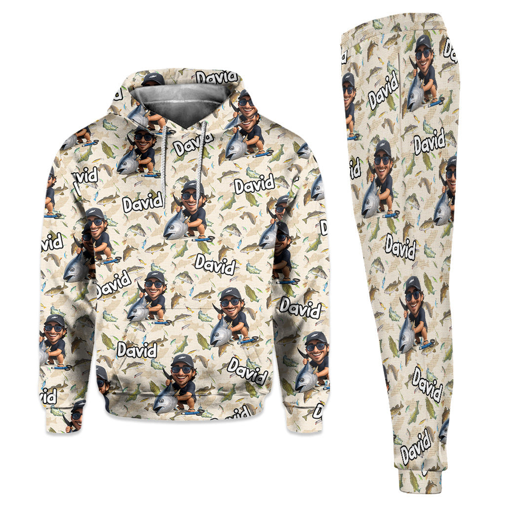 Funny Gift For Fishing Lovers - Personalized Fishing Hoodie and Sweatpants