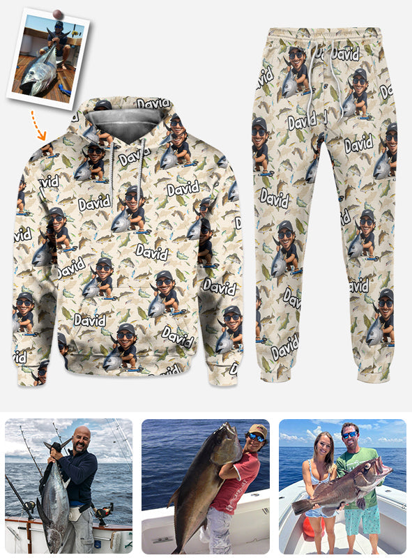 Funny Gift For Fishing Lovers - Personalized Fishing Hoodie and Sweatpants