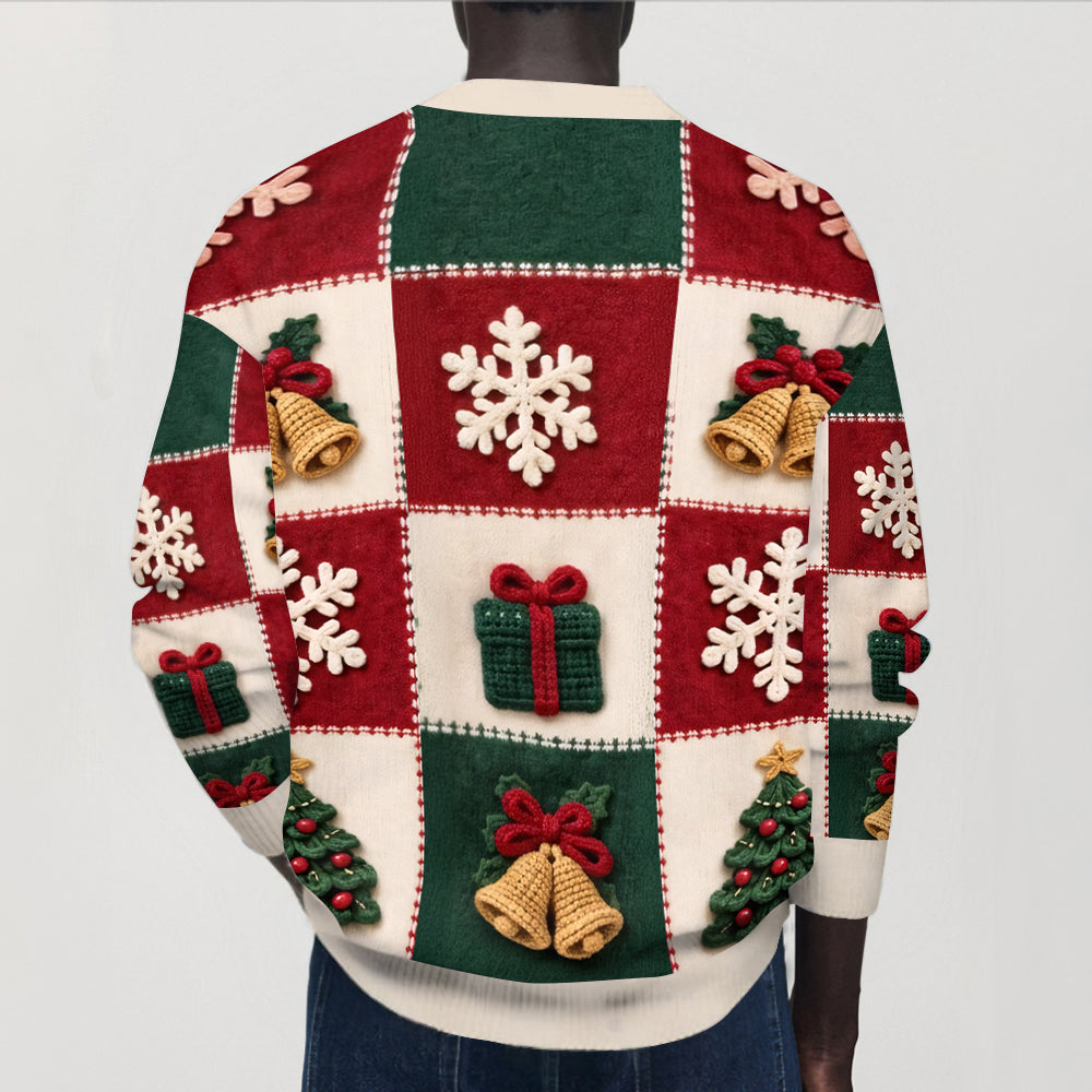 Love Highland Cow Christmas Gift - Personalized Highland Cow Cardigan Sweater