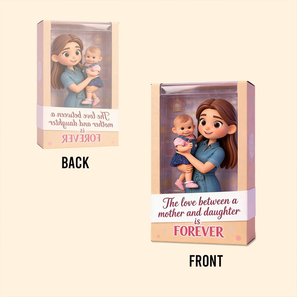 Mother And Daughter - Personalized Mother Custom Shaped Acrylic Plaque