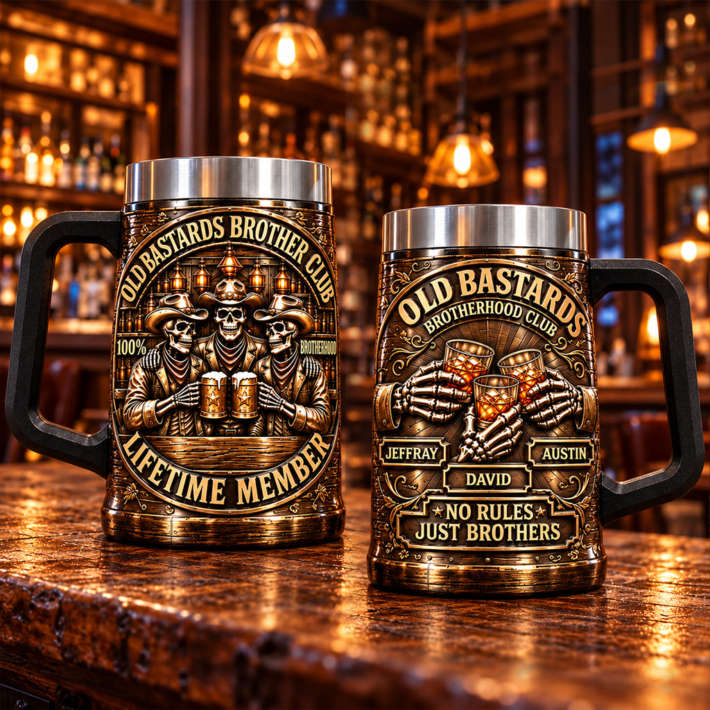 Brotherhood - Personalized Beer Beer Stein