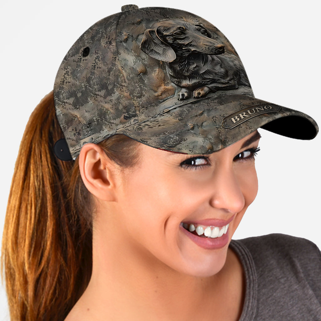 Home Is Where My Dachshund Is - Personalized Dachshund Classic Cap
