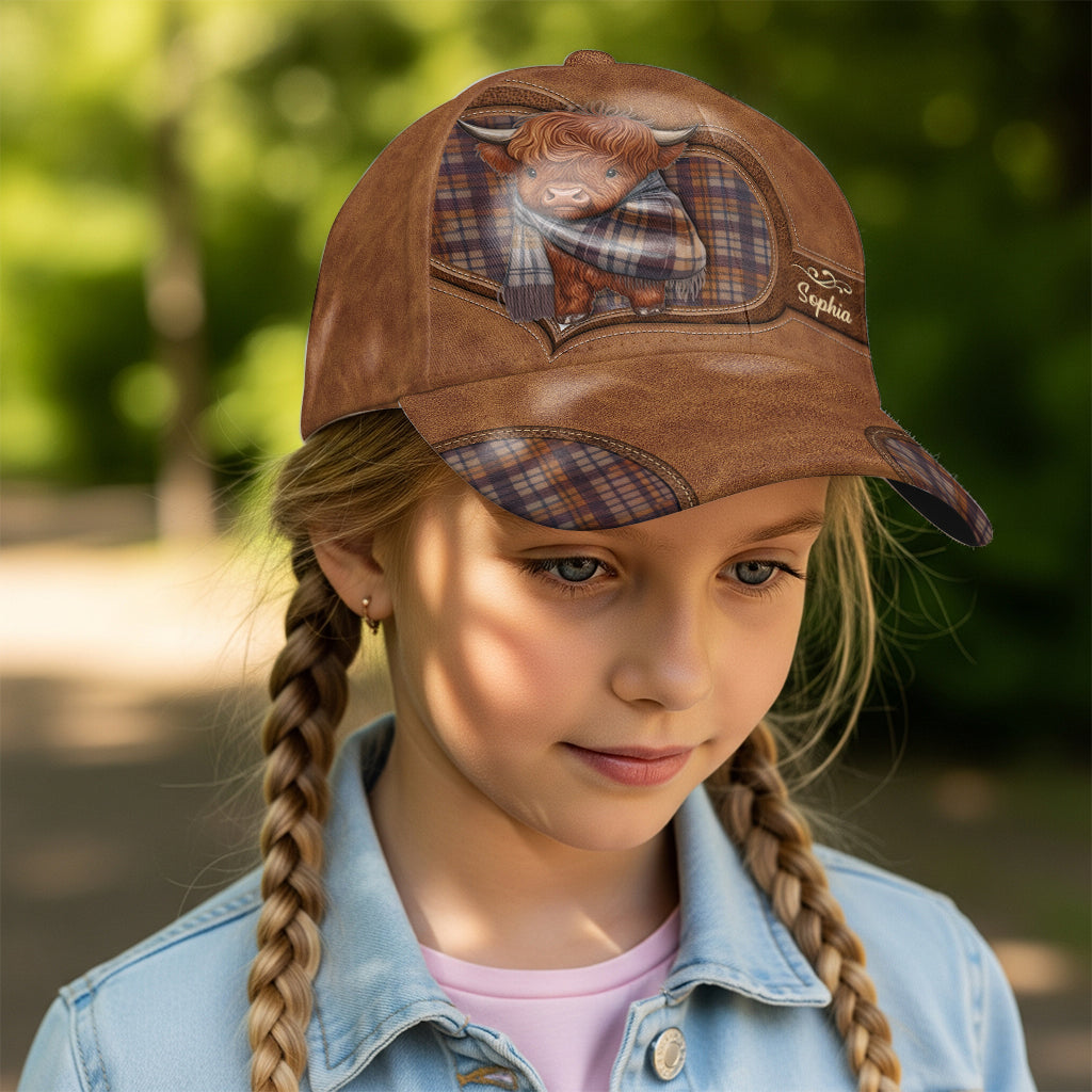 Adorable Highland Cow - Personalized Highland Cow Classic Cap