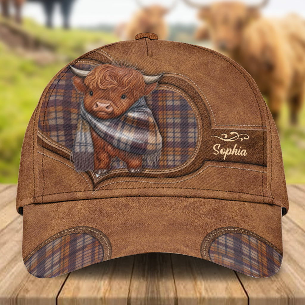 Adorable Highland Cow - Personalized Highland Cow Classic Cap