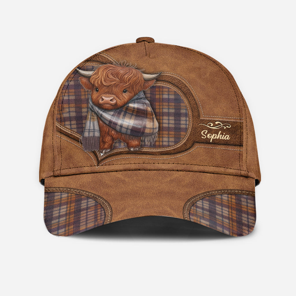 Adorable Highland Cow - Personalized Highland Cow Classic Cap